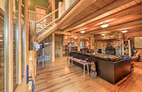Troy Villa | Waterfront Log Home with 95 Acres on Yaak River