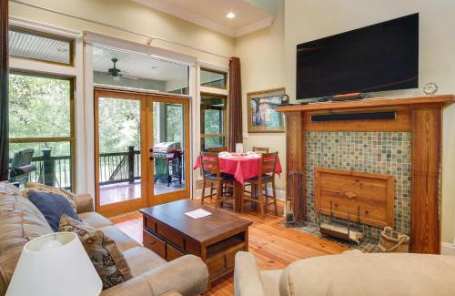 Fluker House | Waterfront Loranger Cottage Hot Tub, Deck and Grill