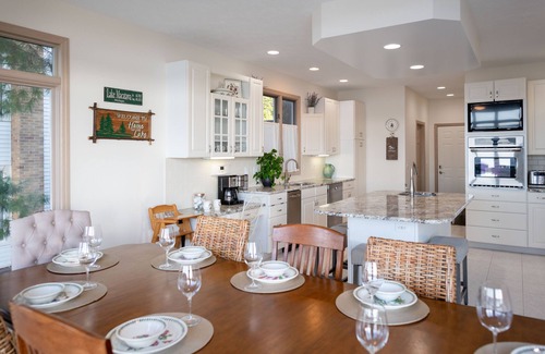 Macatawa House | Waterfront Luxury home on Lake Macatawa with Dock