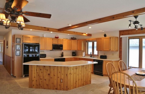 Hubbard Lake Cottage | Waterfront Luxury Vacation Home Directly on Hubbard Lake