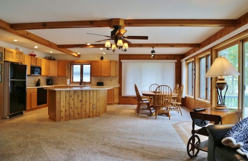Hubbard Lake Cottage | Waterfront Luxury Vacation Home Directly on Hubbard Lake
