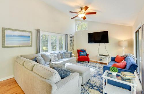 Martin House | Waterfront Martin Home with Fire Pit and Large Deck