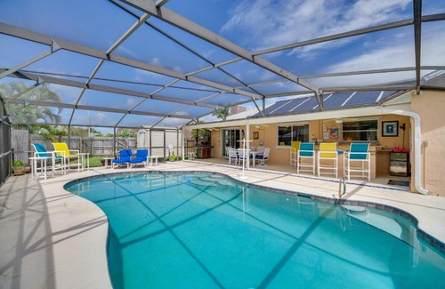 Holiday Cove House | Waterfront Merritt Island Vacation Rental with Pool!