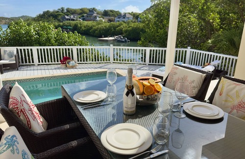 Saint Phillip Parish Villa | Waterfront Nonsuch Bay Villa, 3 en-suite Bedrooms, Pool