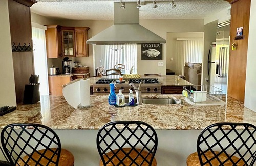 Sebastian House | Waterfront Oasis - Saltwater Pool - Private Dock - Backyard Fishing!