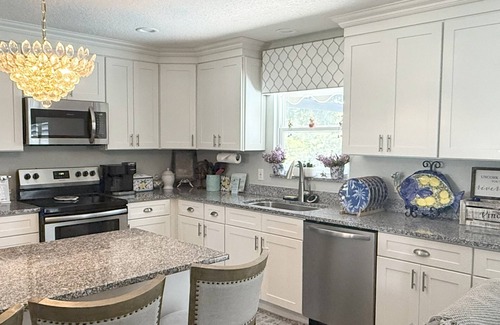 Merritt Island House | Waterfront Oasis w/Private Heated Pool & Dock