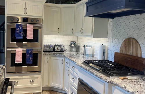 Afton House | Waterfront oasis with gazebo and fire pit, crappie dock with swim deck and slide