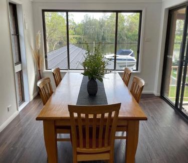 Dora Creek House | Waterfront Paradise with Jetty, BBQ, Pool table, & more