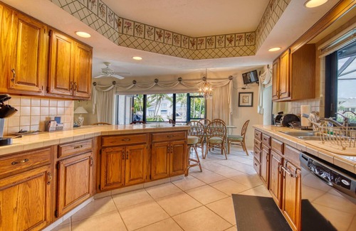 Marco Island House | Waterfront Pool and Spa Home with Dock, Walk to Restaurants, Shopping,...