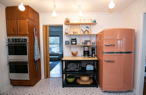 White Stone House | Waterfront, Private Beach, Mid Century Style