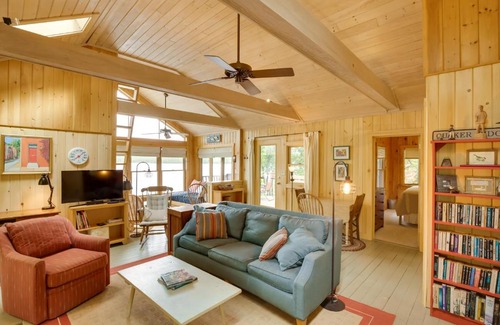 Raymond House | Waterfront Raymond Vacation Rental with Boat Dock!