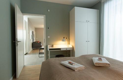 Obuda Apartment | Waterfront Residence Free Private Parking