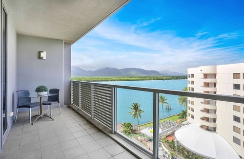 Cairns Central Business District Apartment | Waterfront Retreat at Harbour Lights – Stylish Apartment with Stunning Ocean Views!