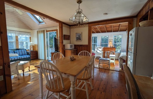 Centerville Cottage | Waterfront! Riverfront delight. 2 BR, private, decks. Steps to Craigville Beach