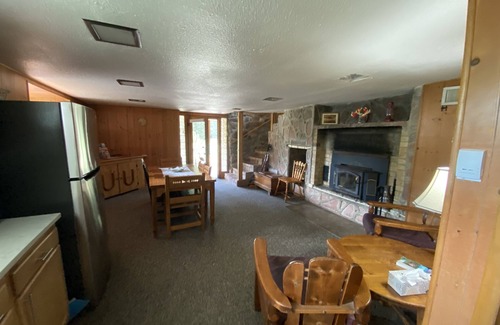 Idaho Springs Cabin | Waterfront Rocky Mt. Cabin on 50 acres & 2 fishing ponds: Mt. Evans, Ski Country