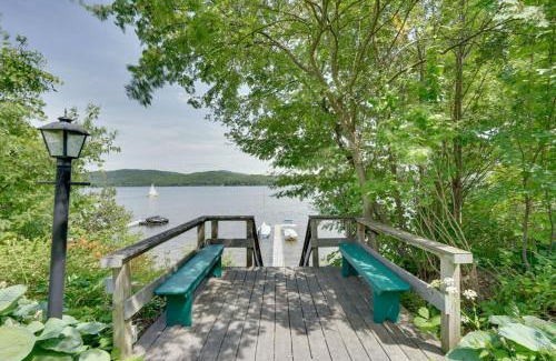 Schroon Lake House | Waterfront Schroon Lake Home with Boat Dock!