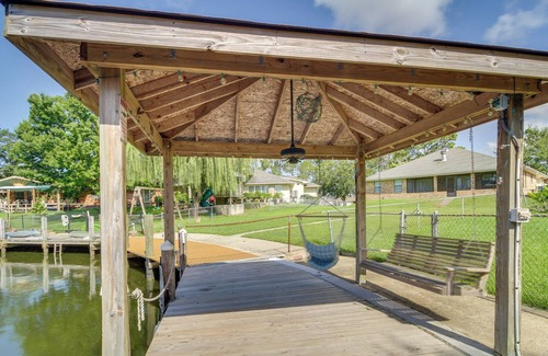 Slidell House | Waterfront Slidell Home w/ Deck & Private Dock!
