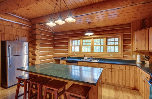 Brodhead Cabin | Waterfront Sugar River Cabin w/Dock & Game Room!
