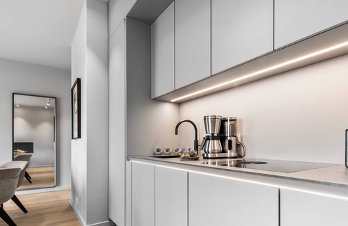 List Apartment | Waterfront Suite –Sea View, Ethanol Fireplace, Infrared Shower & Rooftop Terrace