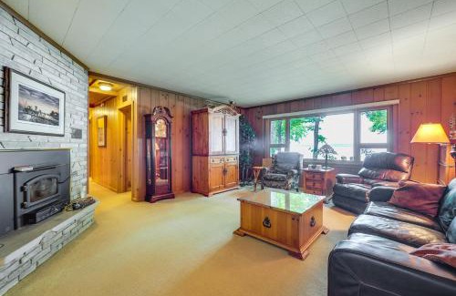 Central Lake House | Waterfront Torch Lake Cottage with Dock and Fire Pit!