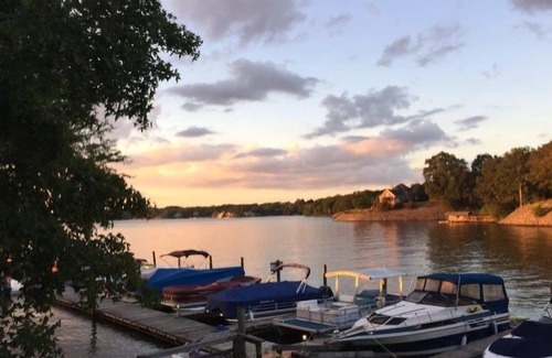 Steele Creek House | Waterfront Two Bedroom Cabin #18 on the Lake at Long Cove Resort by Redawning