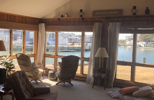 High Bar Harbor House | Waterfront Cottage 120ft of private dock, bring your water toys to enjoy the bay