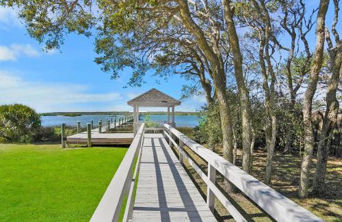 Crescent Beach House | Waterfront Vacation Home with Heated Pool Dock and Beach Nearby