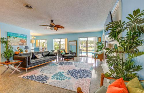Florida Ridge House | Waterfront Vero Beach Home with Pool and Boat Dock!