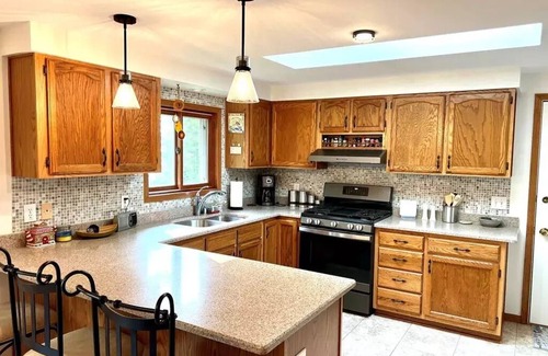 Sturgeon Bay Cottage | WATERFRONT w Hot Tub, water views, close to Sturgeon Bay & Potawatomi State park