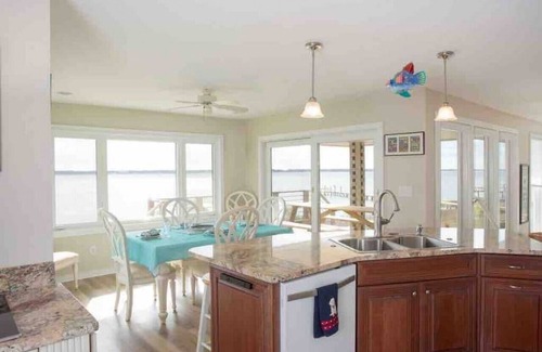 Morehead City Apartment | Waterfront w/New Heated Pool and Private Pier.