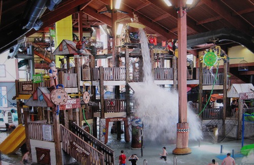 Lake Delton Condo | Waterpark fun for the family at Glacier Canyon at the Wilderness Resort (2)