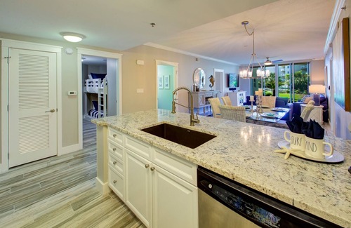 Fort Walton Beach Condo | Waterscape A216 ~ 2 Bedroom + Bunkroom, 2.5 Bath ~ Sleeps 8 ~ Ground floor near all the action!
