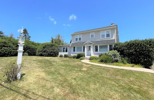 Point Judith House | Waterview! Charming Updated Pt. Judith Beach Home