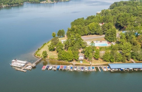 Steele Creek Cabin | Waterview Studio Cabin with Private Porch #27 at Long Cove Resort - Flexible Cancellation! by RedAwning