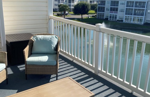Little River Condo | Waterway views, beautiful sunsets, pools, hot tubs, balcony, grilling & beaches