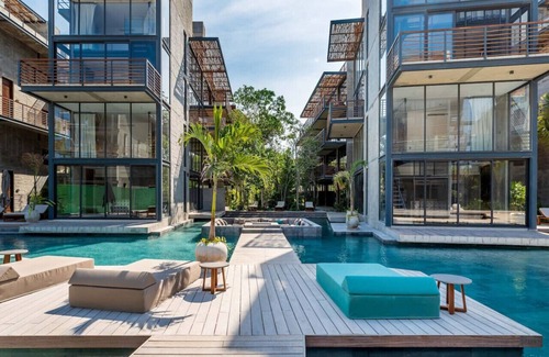 Playa Paraiso Condo | Waterworld Tulum 1BR Cenote | GYM | Rooftop Pools