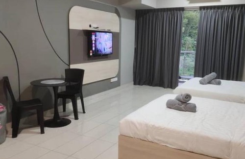 Tanjung Aru Apartment | We Stay Studio Room Aeropod Near Airport,KKCity,TgAru Beach-6Pax