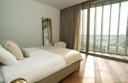 City Centre Apartment | WealthyStays 2BR Flat, Gym, 11th Floor, Nicosia City Center