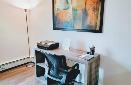 New Britain Apartment | Webster Hill Suites - Inviting Comfort with Office Essentials