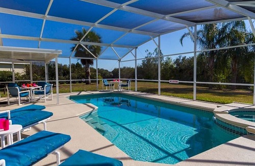 Bridgewater Crossing Villa | Welcome Home! Veteran-Owned Private Oasis w/South Facing Pool. Unwind/Rewind