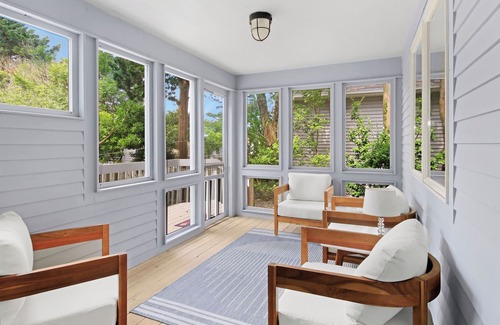 Stone Harbor House | Welcome to a stunning two-story, four-bedroom townhouse just two blocks from the beach