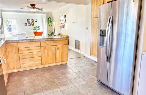 North Park Apartment | Welcome to our vibrant 2-bedroom, 1-bathroom abode, where retro charm meets modern comfort