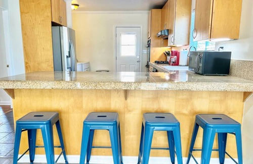 North Park Apartment | Welcome to our vibrant 2-bedroom, 1-bathroom abode, where retro charm meets modern comfort