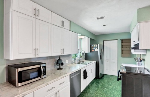 Putnam Hall House | Welcoming single-level home with private pool, hot tub, large yard, patio