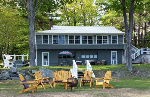 Sebago House | Well Appointed House on a Secluded Sandy Beach Cove - West Shore - Sebago Lake