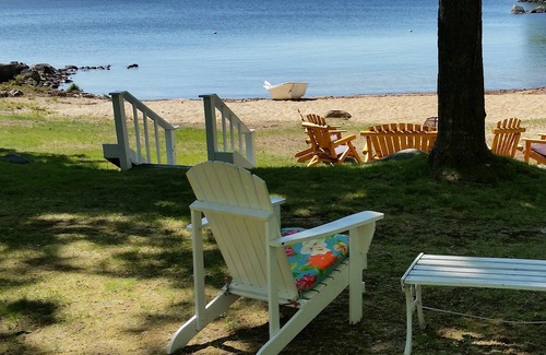 Sebago House | Well Appointed House on a Secluded Sandy Beach Cove - West Shore - Sebago Lake