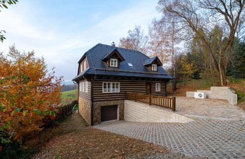 Velke Losiny Ski Chalet | Wellness roubenka Na Vyhlídce
