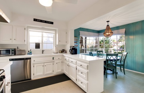 West Beach House | West Beach Villas 1 & 2 - two villa rental (entire property) - 2 blocks to beach!
