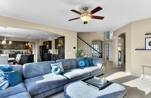 Omaha House | West Omaha Escape: Hot Tub, Fire Pit, Game Room