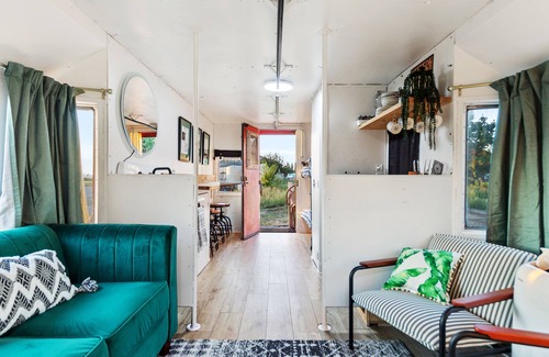 Jefferson County House | Western Pacific 434 Train Caboose (Tiny Home)